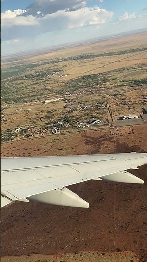 SA Airlink flyover Kimberley Airport to Johannesburg Airport