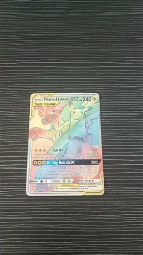 My pikachu and Zekrom GX