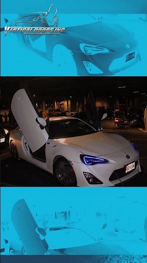 Scion frs with lambo doors #verticaldoors #lambodoors #butterflydoors #scissordoors