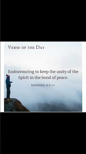 Verse of the day - Ephesians 4:3