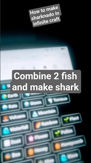 how to get a sharknado in infinite craft
