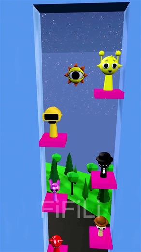 Sprunki Marble NumberBlocks OC #shorts #viral #funny