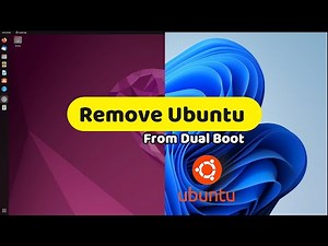 Remove Ubuntu (Linux) from Dual Boot Windows 11/10 | Delete Ubuntu Grub Dual from Dual boot