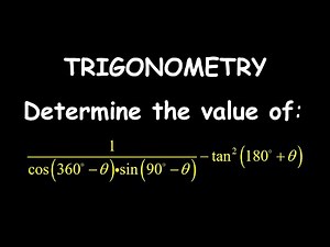 TRIGONOMETRY: USE OF REDUCTION RULES AND IDENTITIES