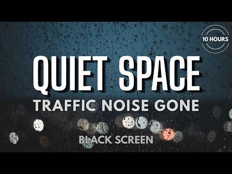 🔇 Block Traffic & Street Noise • Heavy Rain Sleep • Fall Asleep Fast