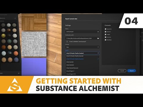 Substance Alchemist: Export presets and exporting maps | Adobe Substance 3D