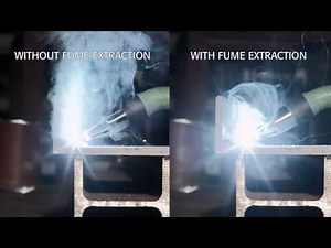 7XE Extractor - a welding torch with integrated fume extraction