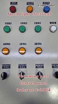 Swimming pool control panel order no E-2004 @engr-iqbal #abudhabi #electrical #shorts