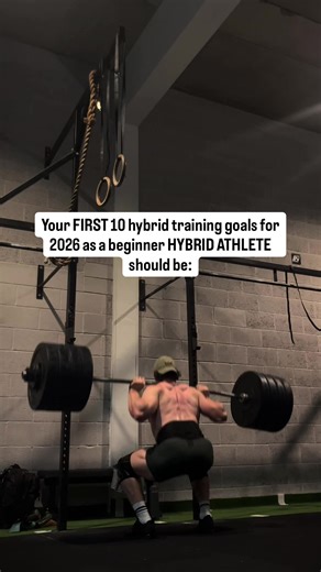 Your first 10 benchmarks to aim for as a beginner hybrid athlete ↓ Got all of these already? Congratulations - you’re definitely not a beginner!! 💪💪 - Run 5k without stopping - Squat to full depth - 0.75× BW bench, 1× BW squat, 1.25× BW deadlift - hit 20km weekly mileage - Unbroken clean bodyweight pull-ups - holding 5:00/km pace comfortably - Hit 2/3/4 plates - Complete your first 10k - Complete your first half-marathon/HYROX - Get to weighted weighted calisthenics levels Obviously it’s compl