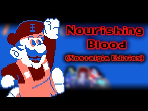 FNF - (Nourishing Bl00d - Nostalgia Edition) Mario Madness V2 (Remix)