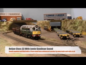 Heljan Class 33 With Jamie Goodman DCC Sound And An Easy To Fit Bass Speaker