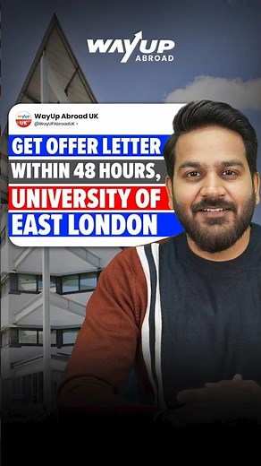 University of East London Offer Letter in 48 Hours 🇬🇧 | Fast Admission UK 2026