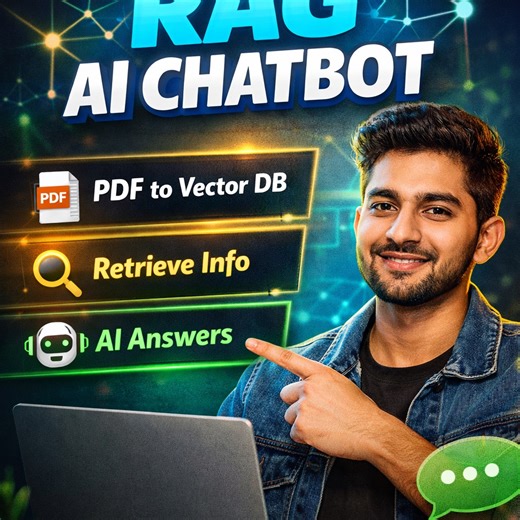 Kushal Sapkota on Instagram: "Built a complete RAG (Retrieval-Augmented Generation) system from scratch using LangChain + Chainlit + Ollama. This project loads PDFs, creates embeddings, stores them in a vector database, retrieves relevant context, and generates grounded answers without retraining the LLM. Key concepts applied: RAG to reduce hallucinations Vector embeddings + semantic search LangChain modular architecture Local LLMs with Ollama Interactive UI with Chainlit This approach enables s