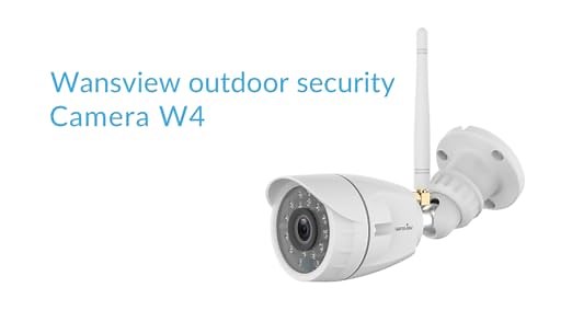 Outdoor Security Camera, Wansview 1080P Wireless WiFi Home Surveillance Waterproof Camera 