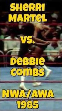 Sherri Martel vs. Debbie Combs - NWA/AWA - 1985 #womenswrestling #martel #sherri #DebbieCombs