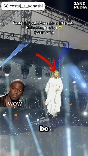 South Korean Theater Crane Malfunction Goes Viral 😱 Actor Lifted Too High During Jesus Scene