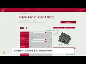 BIM & Digital Construction Demo | BIM Library | BIM Objects | Digital Product Info | Cubis Systems
