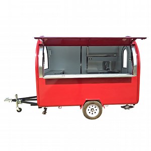 [Hot Item] Stainless Steel Mobile Food Cart Mobile Hot Dog Carts