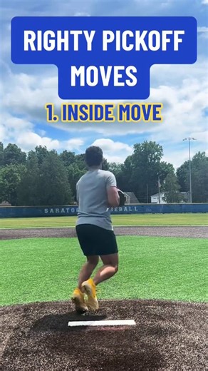 Joey Laurer ✞ on Instagram: "Righty Pickoff Moves to 2nd Base"