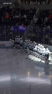 Penn State men's hockey starting line introduced before Minnesota game