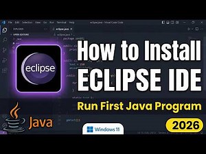 Eclipse IDE Tutorial for Beginners: Install & Run Java Program in 2026