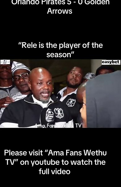 Please visit “Ama Fans Wethu TV” on youtube to watch the full video #sportsontiktok #amafanswethutv #betwaypremiership #fyp #orlandopirates