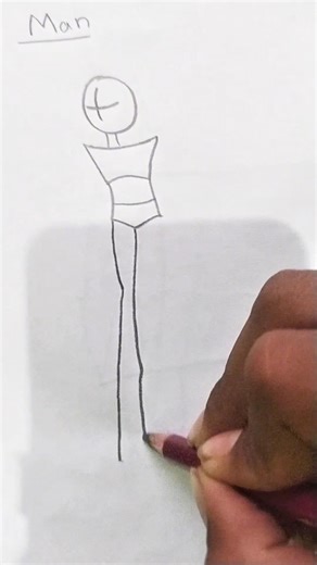 How to draw male stickman#drawing#howtodraw#easydrawing