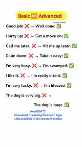 459K views · 1.7K reactions | Basic  Advanced Communication ️ . . . #dailyuseenglishwords #dailyuseenglishsentences #helpingverbs #learningtreasure #emailwritting #englishspeakingcourse #confusingwordsinenglish #SelfIntroduction #VocabularyChallenge | Learning Treasure | Facebook