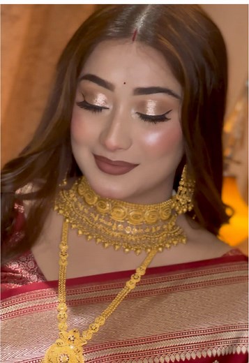 Party makeover ❤️ #partylook #partymakeover #makeup #bride #bridallook