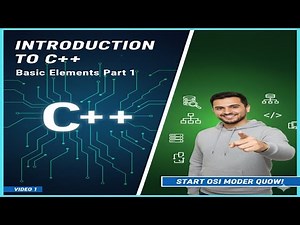 Basic Elements Of C++ Part1