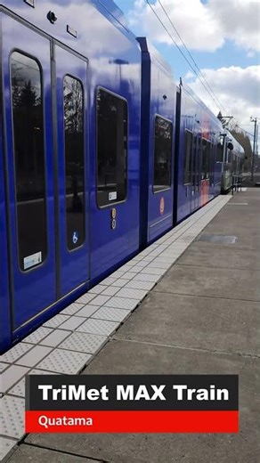 TriMet Light Rail MAX at Quatama