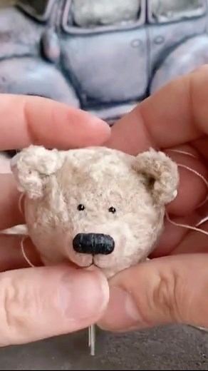 Today is a day of useful videos. Watch my bears come to life as I put their eyes in. | Inna Ulyanova