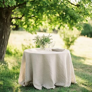 Elegant Table Cloth for Kitchen or Dining Room Linen Tablecloth With 40 Color Options Eco Friendly Tablecloth for a Housewarming Gift - Etsy