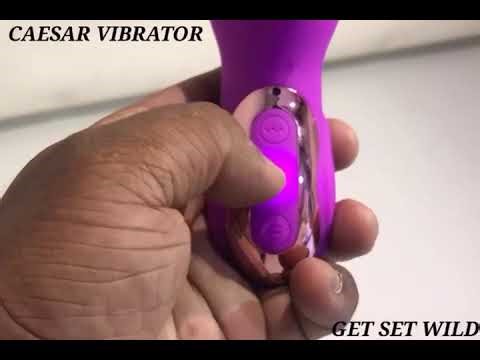 CAESAR Silicone Rabbit Vibrator For Women With Tongue Suction