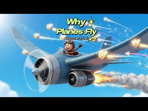 Why Can Airplanes Fly? | The Magic of Lift Explained for Kids by Ms. Shelly