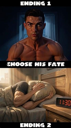 RONALDO: GLOW UP OR GIVE UP? #ronaldo #cr7 #animation #pickyourpath #shorts