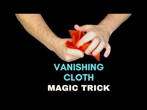 Vanishing Cloth - Thumb Tip With Cloth - Magic Trick