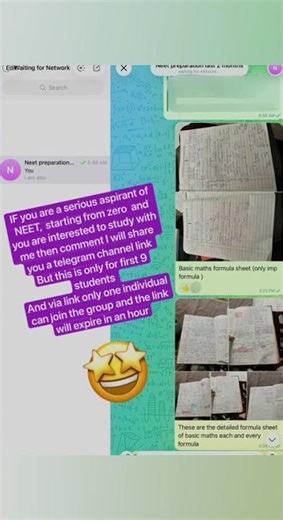 NEET 2026: Zero to Selection Study Group! (First 9 Serious Students Only) 🚨#neet2026