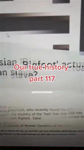 I've read about this story multiple times about a female Bigfoot that was captured, forced to do horrible things and gave birth to a son, a hybrid. Video credit goes to @Our_truehistory No copyright infringement intended. For entertainment purposes only. Follow @officialtruecosmo for videos about Aliens, Cryptids, Paranormal Activity, Conspiracies and ALL things high strangeness. Also go check out my Facebook, Tiktok and YouTube channel all under the same name. #Bigfoot #Sasquatch #Alien #aliens