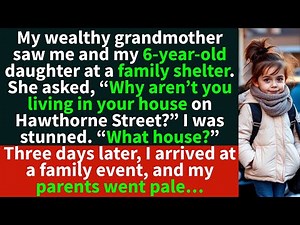 My 6-year-old and me were at a SHELTER when a black sedan arrived…