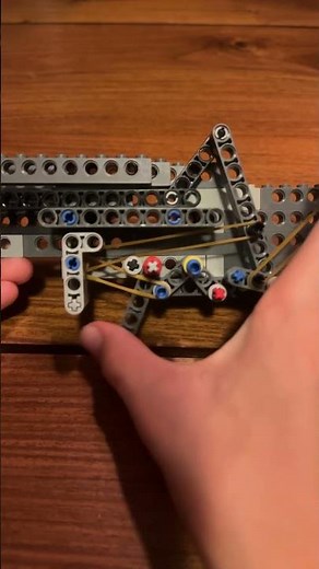 Lego Semi Auto Brickshooter Mechanism #lego #legoguns #legomech