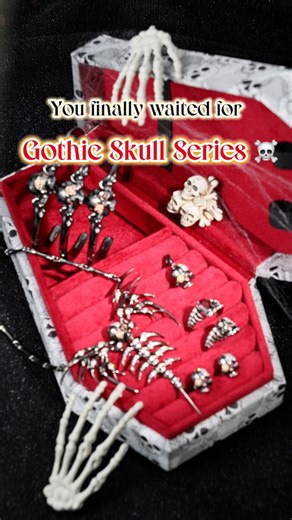 49K views · 1.6K reactions | The Corpse Bride☠️‍♀️ A tragic beauty eternally bound by a vow of love. Her elegance is timeless, her romance forever unfinished. #gothicstyle #gothicjewelry #weddingband #nontraditionalbride #engagementrings #starlandusjewelry #uniquestarlandus #uniquestarlandjewelry #halloween #halloweenjewelry | StarlandUS | Facebook