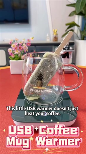 USB-Powered Personal Drink Heater for Coffee and Tea