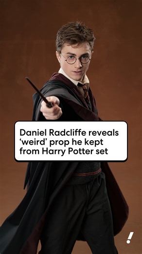 Daniel Radcliffe revealed he's taken home quite a few props. 👀 | Yahoo Lifestyle Australia