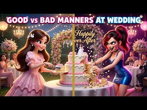 💒✨ SLOW ENGLISH | Wedding Manners | Good vs Bad | Real Life English Speaking Story
