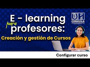 Configurar curso en Moodle (Versión 4.4.1)