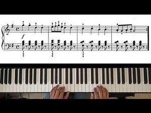 Allegro (Suzuki Piano Vol.1 No.17) c/metrónomo y partitura