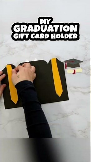 Graduation Card Gift Card Holder | Money Holder Card | DIY Paper Craft for Cricut