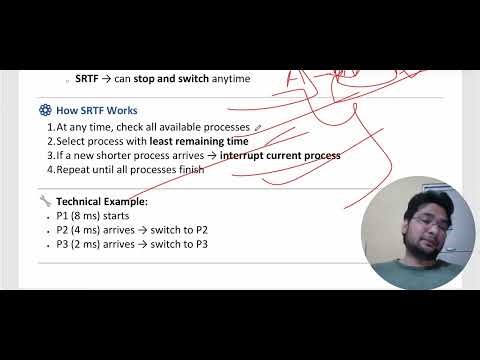 What is SRTF (Shortest Remaining Time First) Scheduling Algorithm ? with working | Unbeaten Learning