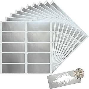 Amazon.com: Mr- Label – 300 Pcs 1"x2.36" Rectangle Scratch Off Stickers – DIY Stickers for Gender Reveal DIY Lottery| Reward Programs | Scratch Tickets (Silver) : Office Products